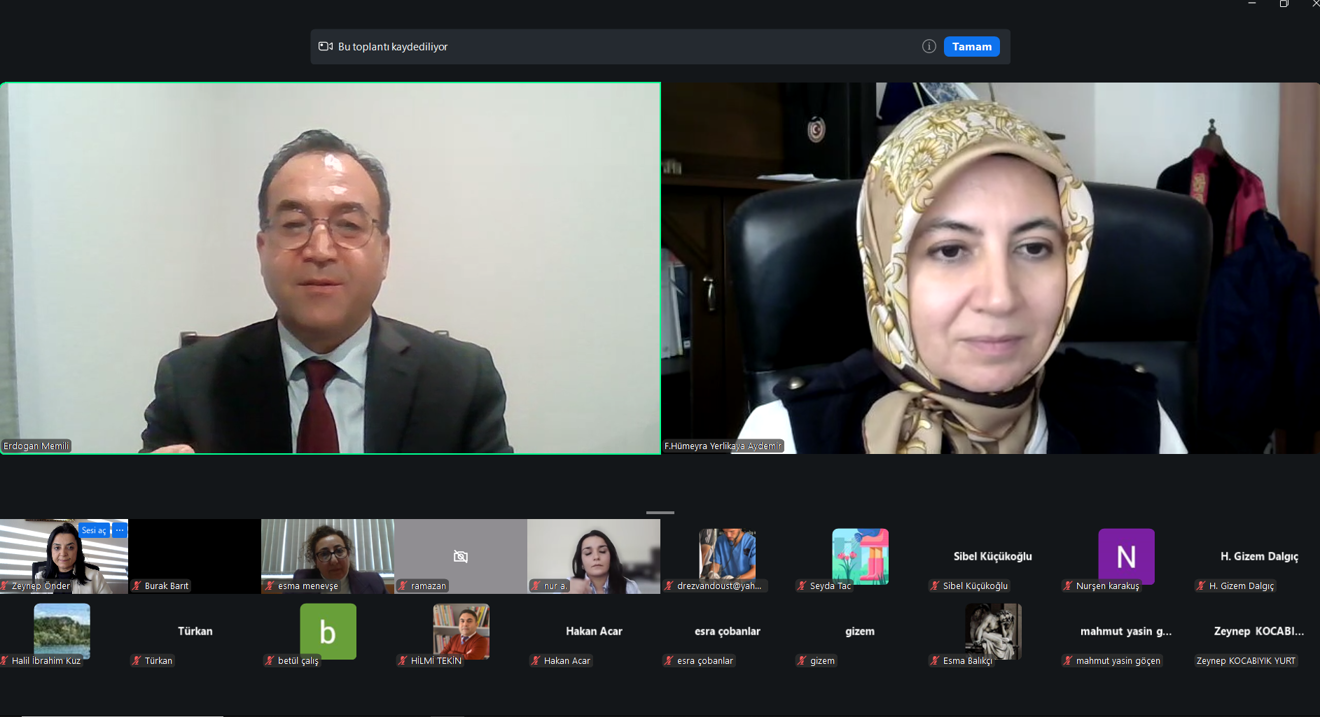 Yurt Dışında Lisansüstü Eğitim Fırsatları Toplantısı Online Olarak Gerçekleştirdi